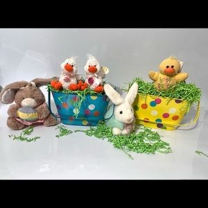 It’s Easter for Peeps Sake lot of plush Animals -Bunnies and Chicks